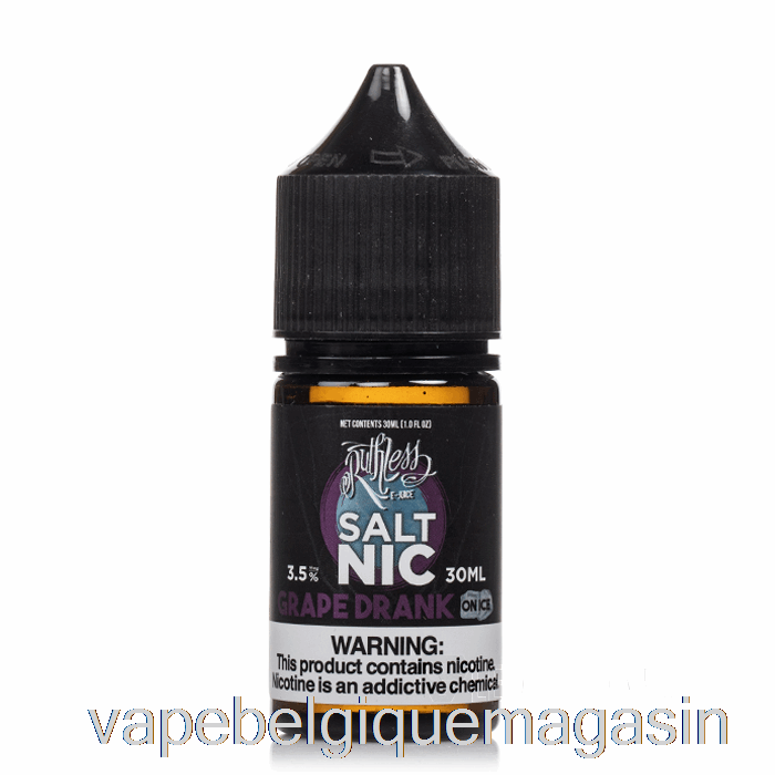 Vape Shop Bruxelles Raisin Bu Sur Glace - Sel Impitoyable - 30ml 10mg